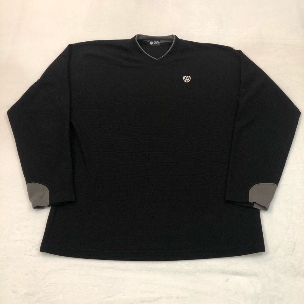 Fersten Worldwide Volkswagon Racing Black Thermal Longsleeve Shirt Mens XL.